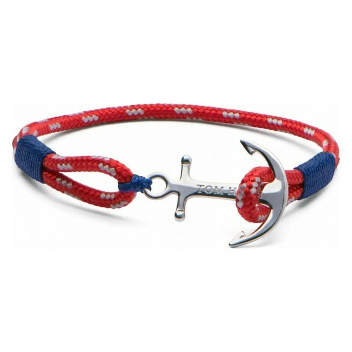 Bracciale Unisex Tom Hope TM00 Rosso Argentato Azzurro