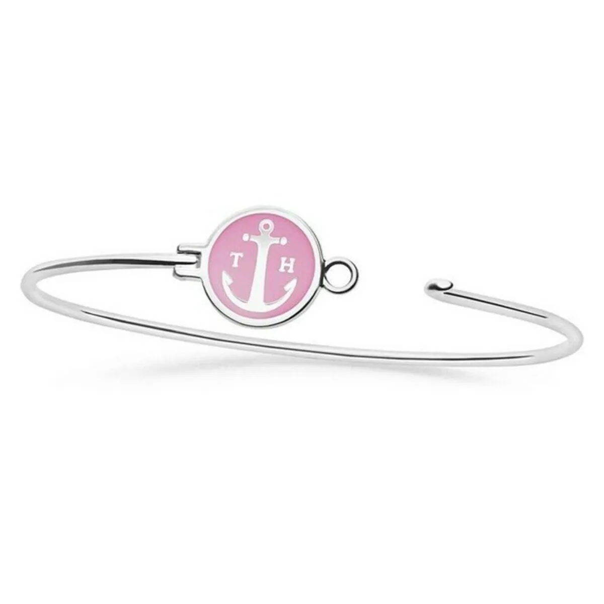 Bracciale Donna Tom Hope TM031 Argentato Rosa 18 cm 19,5 cm