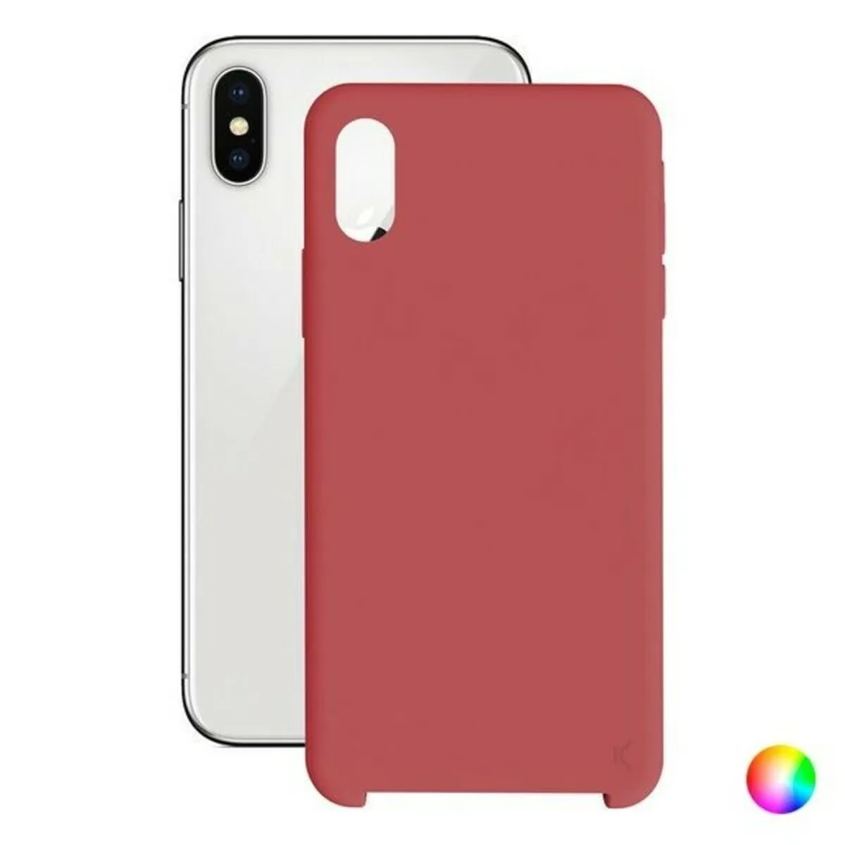 Custodia per Cellulare iPhone X/XS KSIX Soft Iphone X, XS