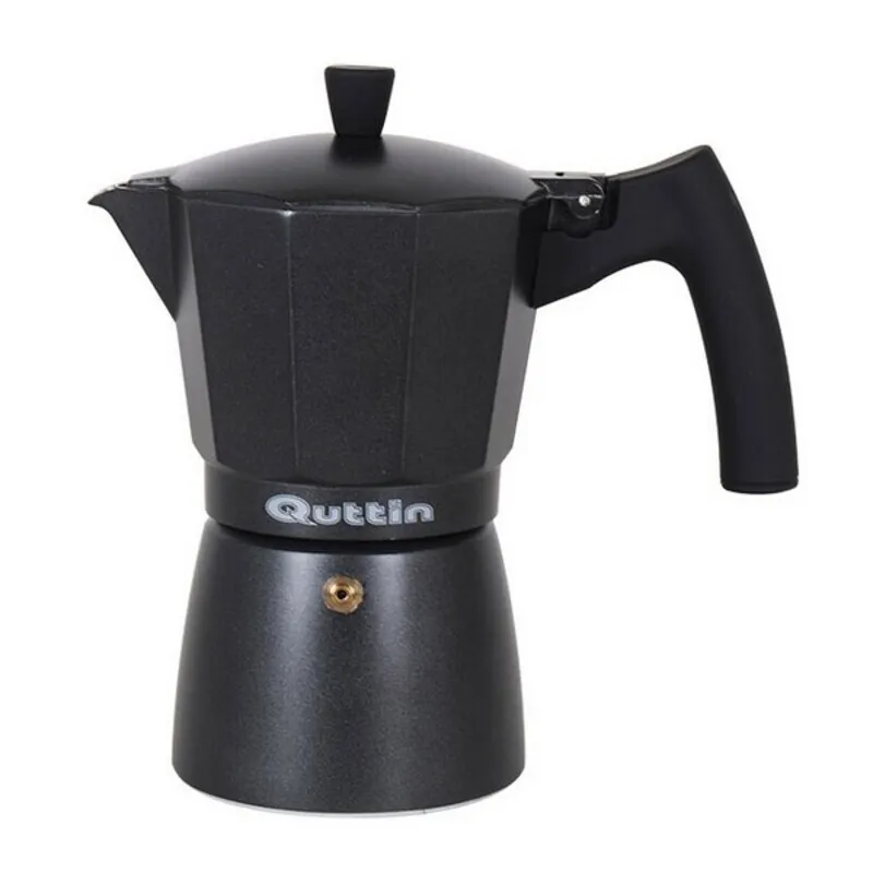 Cafettiera Italiana Quttin Darkblack Induzione Nero