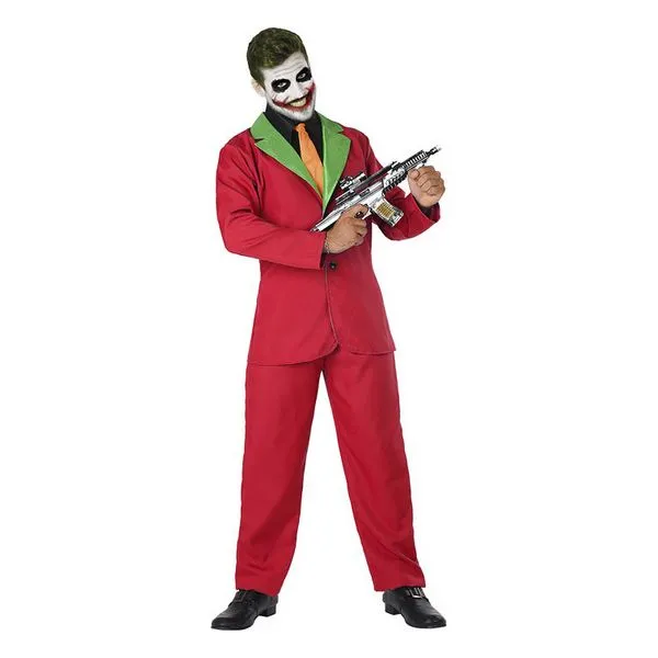 Costume per Adulti Rosso Pagliaccio Joker