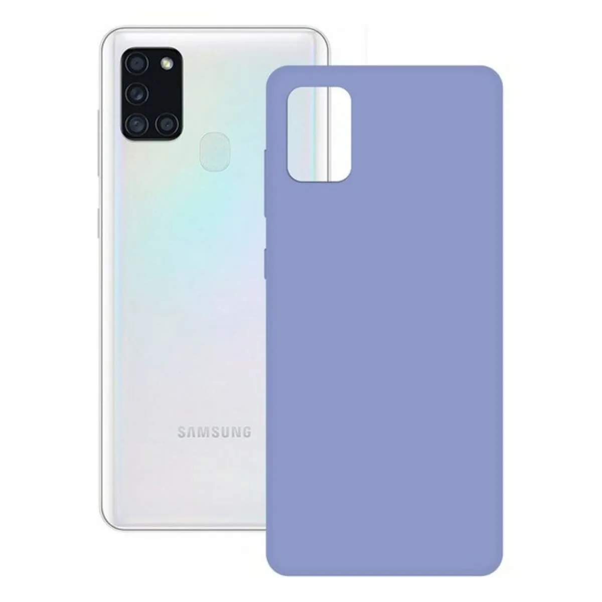 Custodia per Cellulare Samsung Galaxy A21S KSIX Silk