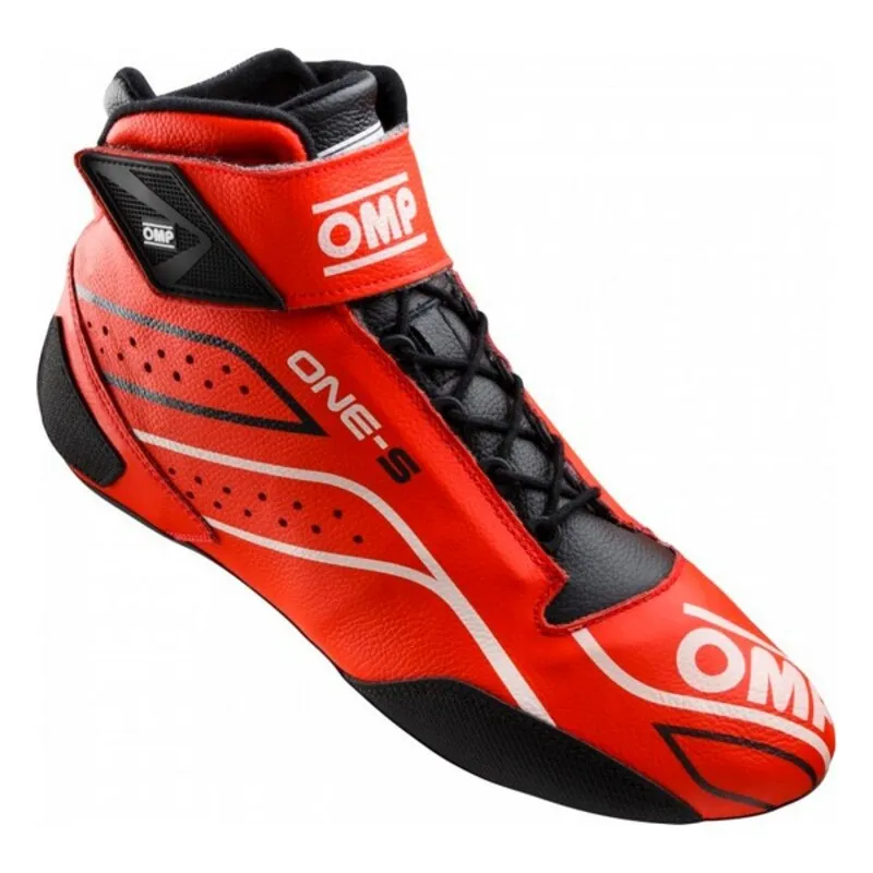 Stivali Racing OMP ONE-S Rosso/Nero