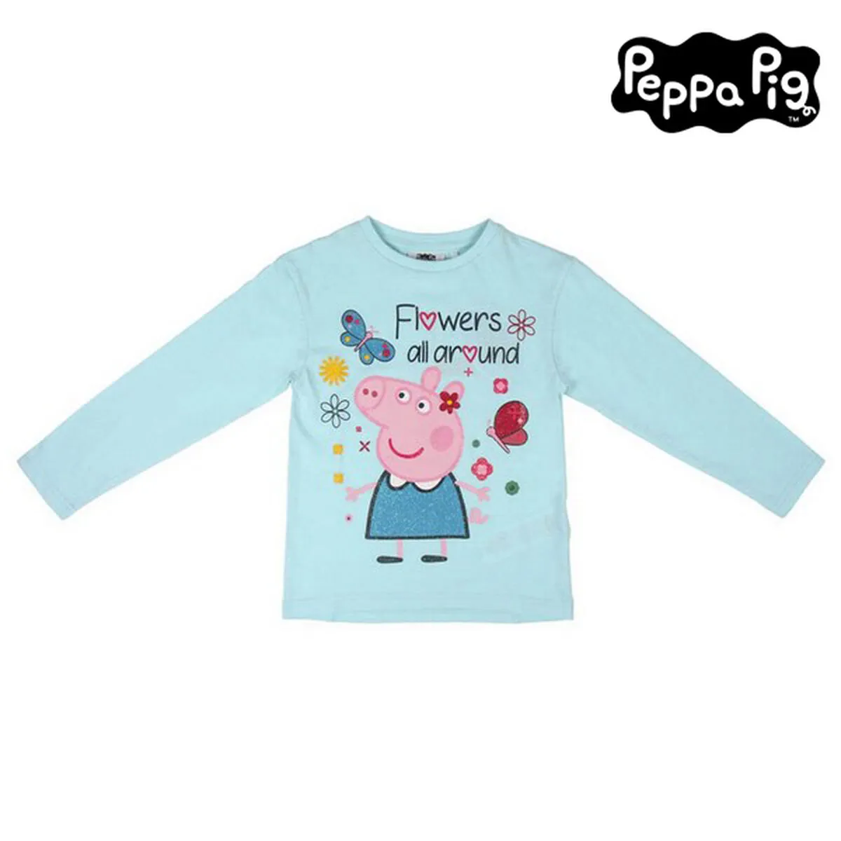 Maglia a Maniche Lunghe per Bambini Peppa Pig