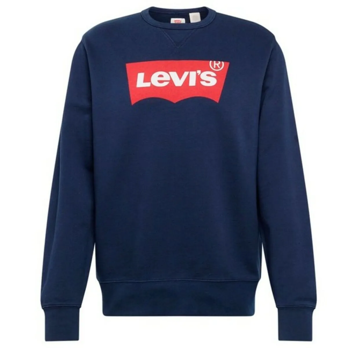 Felpa per Bambini Levi's Box Tab Blu Marino Marino