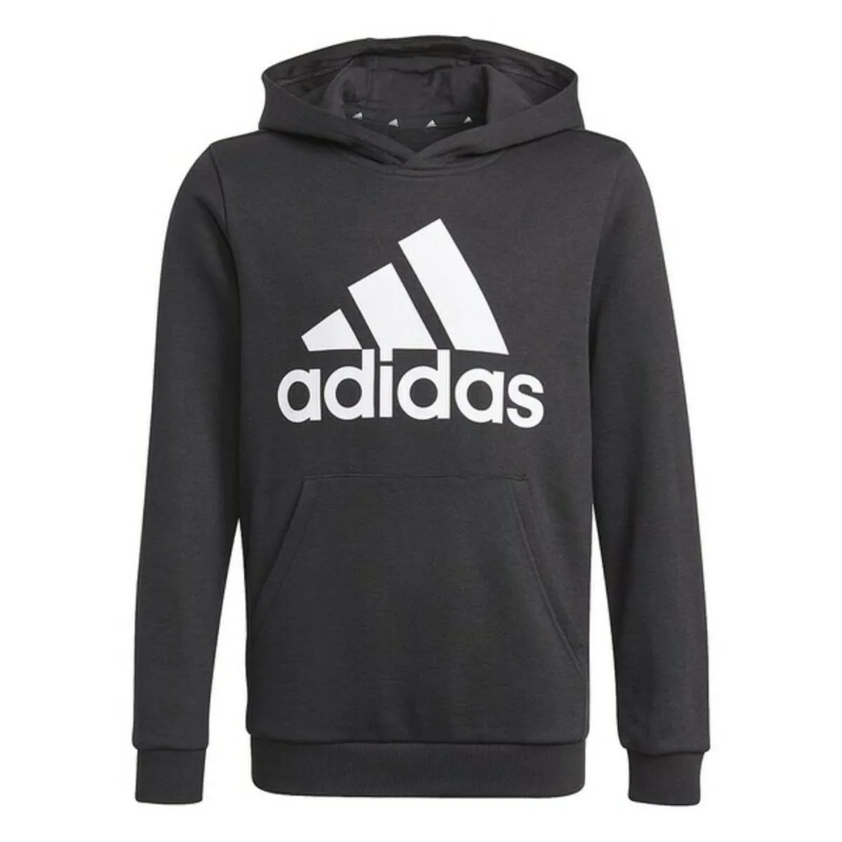 Felpa con Cappuccio Bambino Adidas B BL HD GN4027 Nero