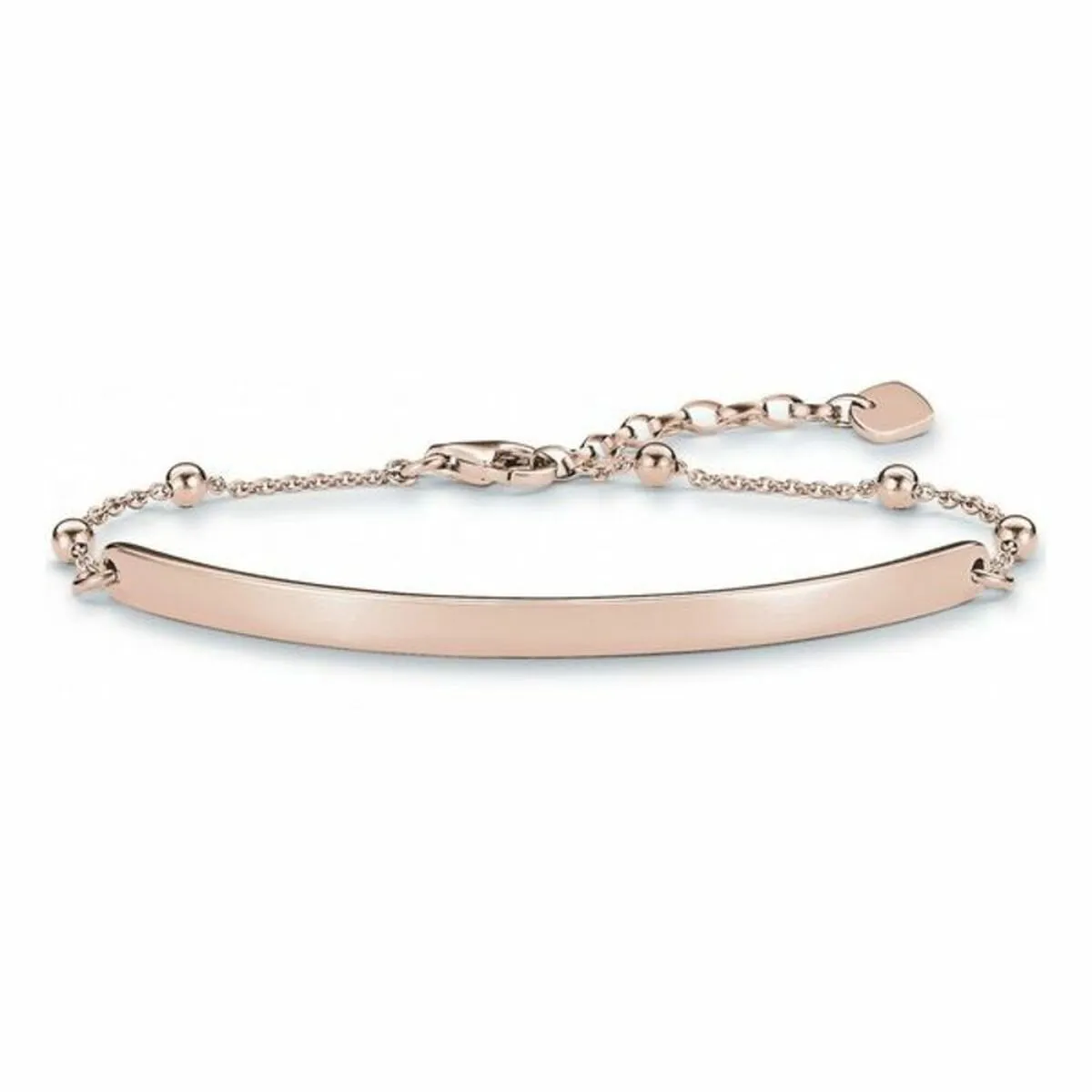 Bracciale Donna Thomas Sabo LBA0044-415-12-L Rosa Argento puro