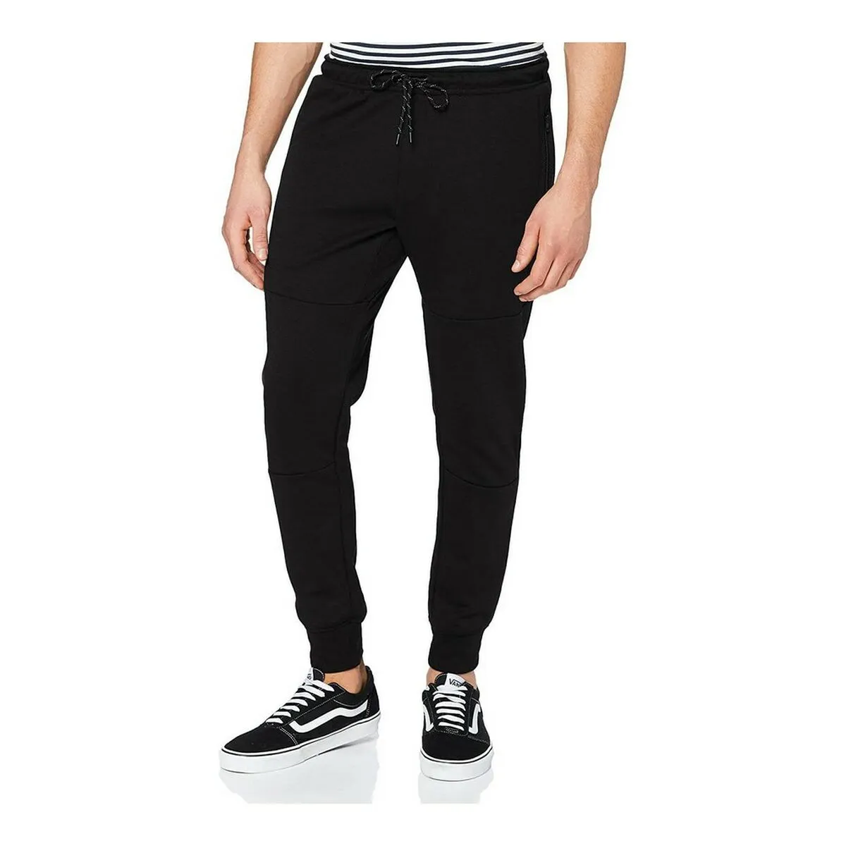 Pantalone di Tuta per Adulti KNIT Jack & Jones 12184970 Nero