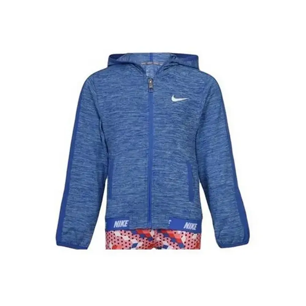 Felpa con Cappuccio da Bambina Nike  937-B8Y  Azzurro