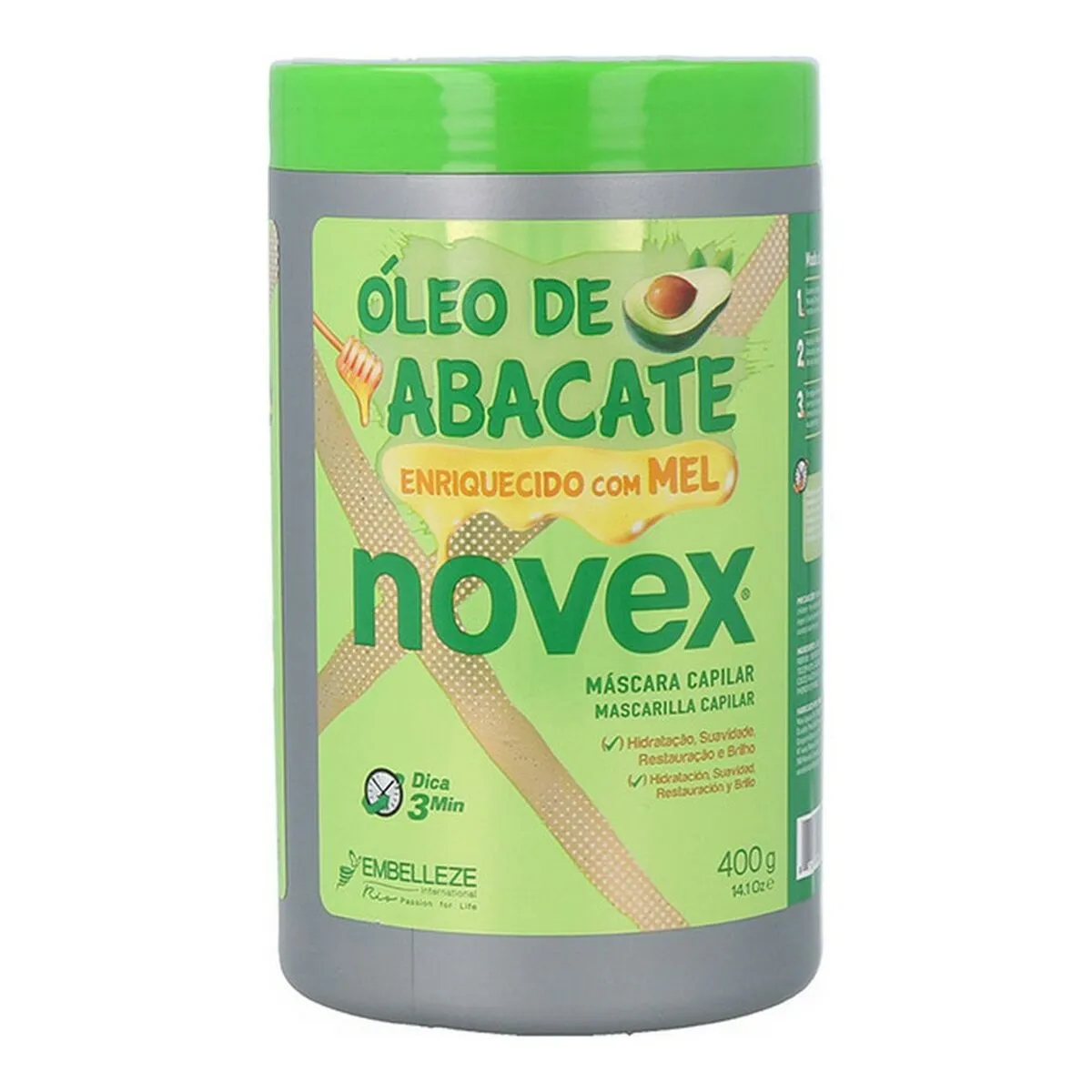 Maschera per Capelli Novex Olio di avocado