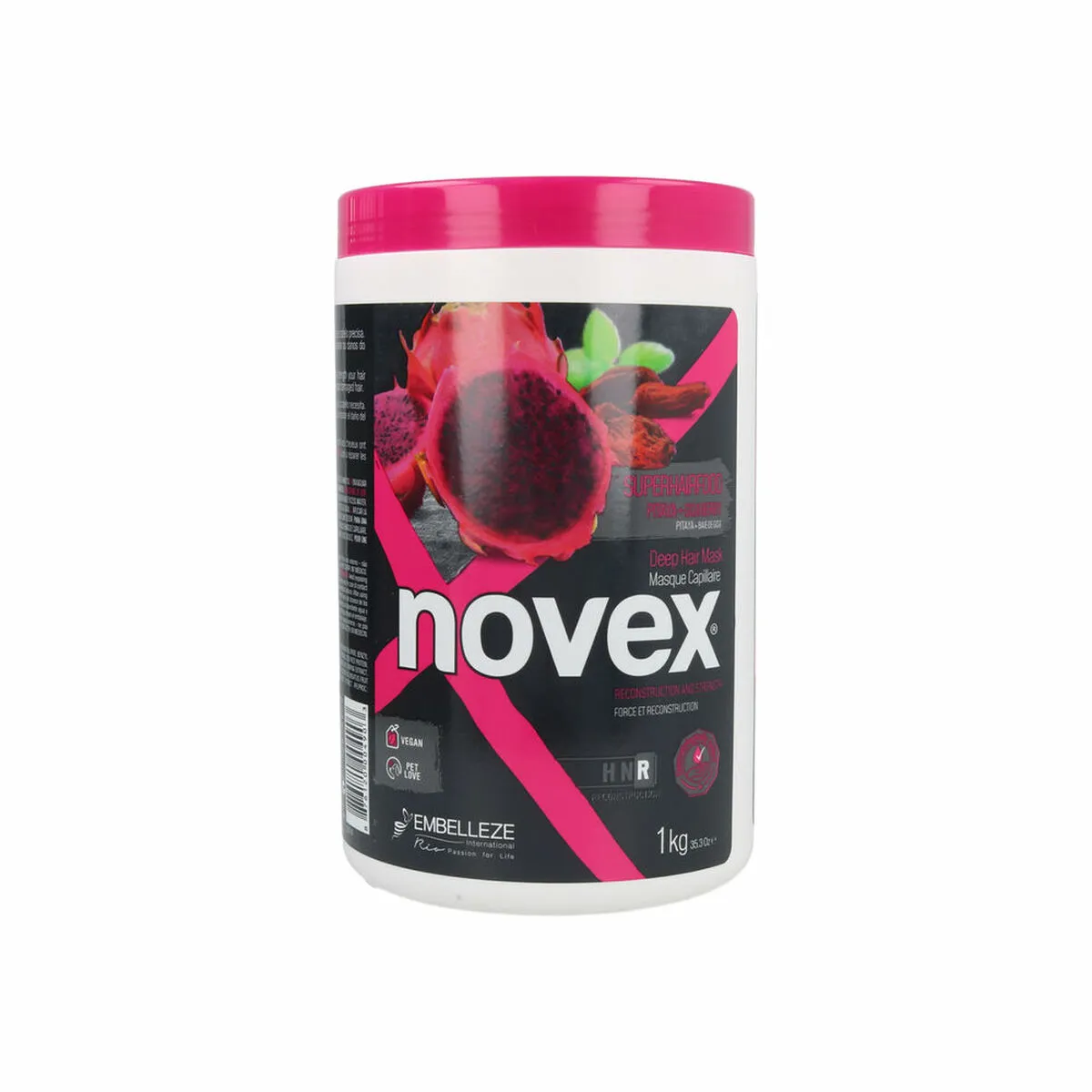 Maschera per Capelli Novex Superhairfood Pitaya + Goji