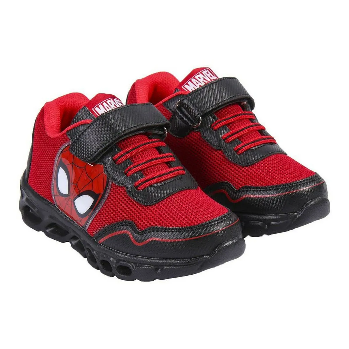 Scarpe Sportive con LED Spider-Man Rosso