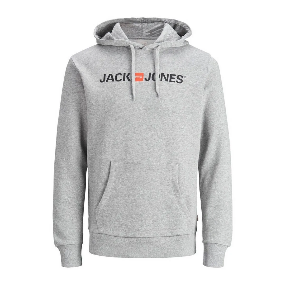 Felpa con Cappuccio Uomo Jack & Jones  JJECORP OLD LOGO 12137054 Grigio