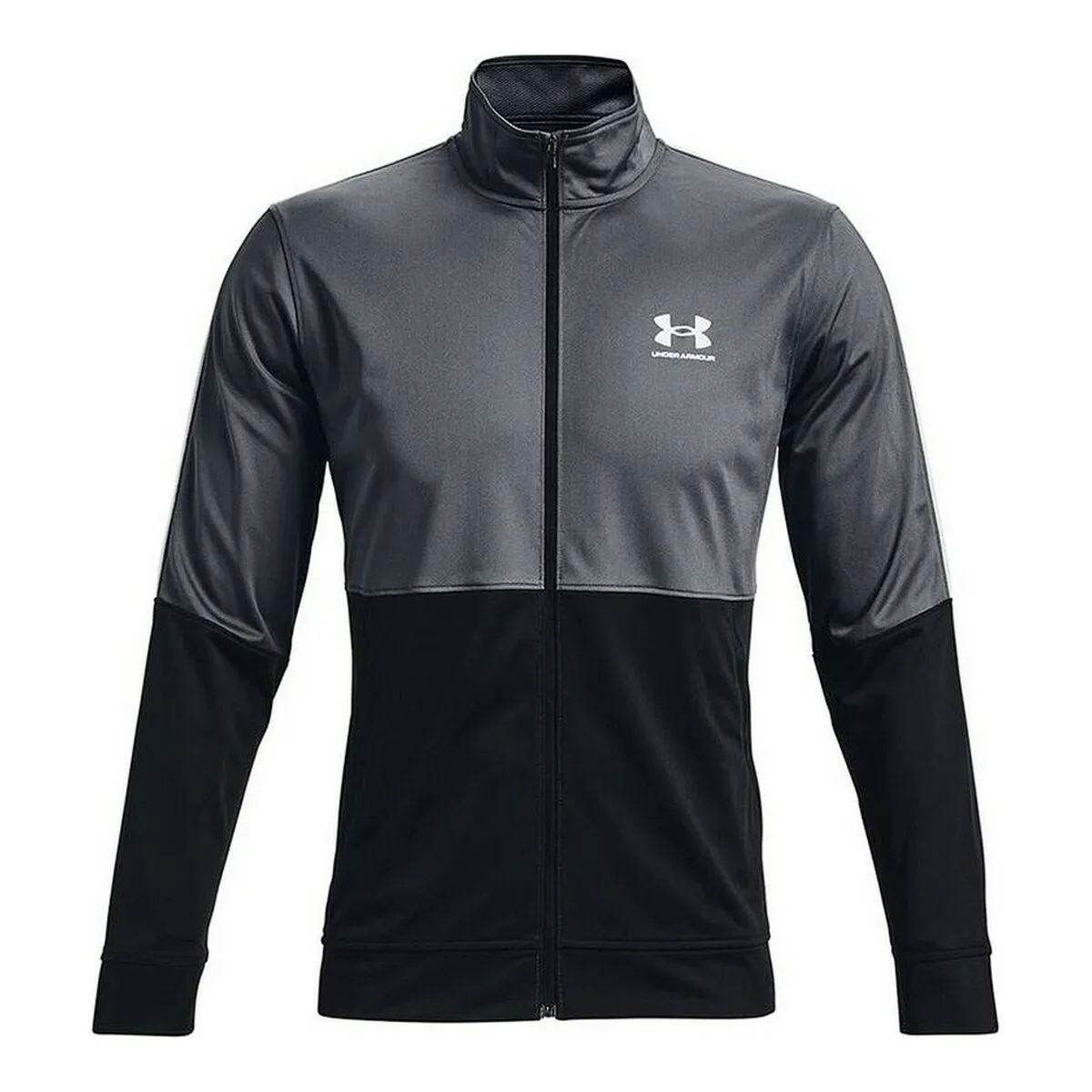 Giacca Sportiva da Uomo Under Armour Pique Grigio chiaro