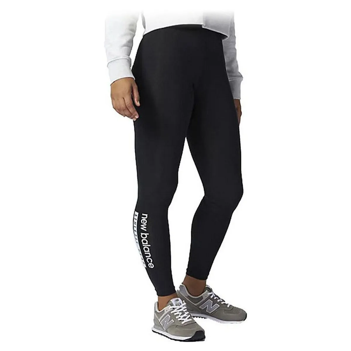 Leggings Sportivi New Balance Essentials Field Day Nero