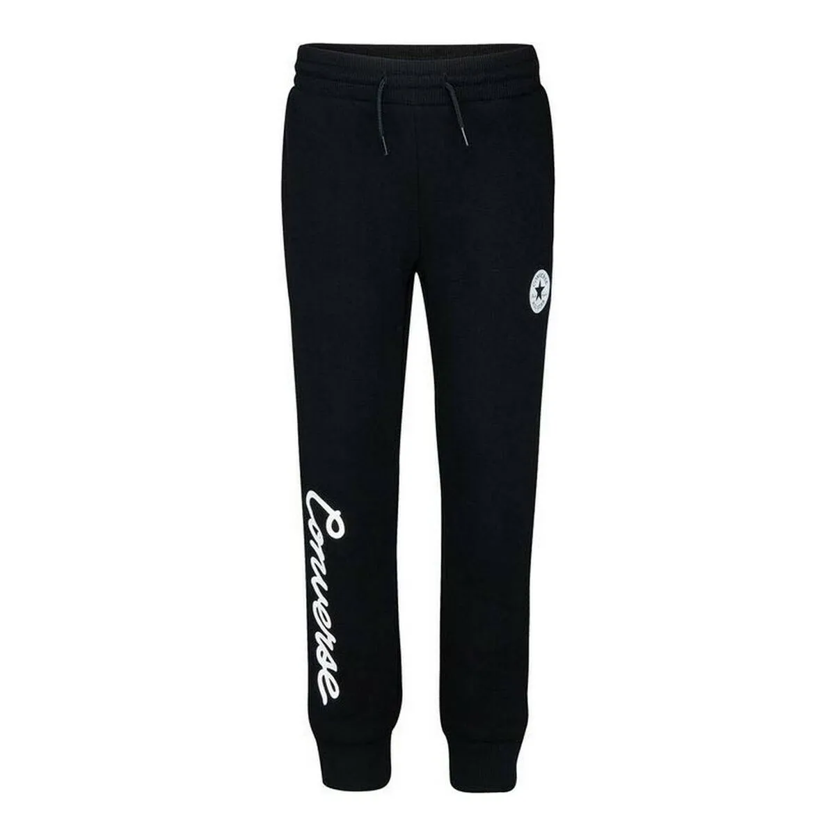 Pantalone per Adulti Converse Signature Chuck Patch Jogger Nero Donna