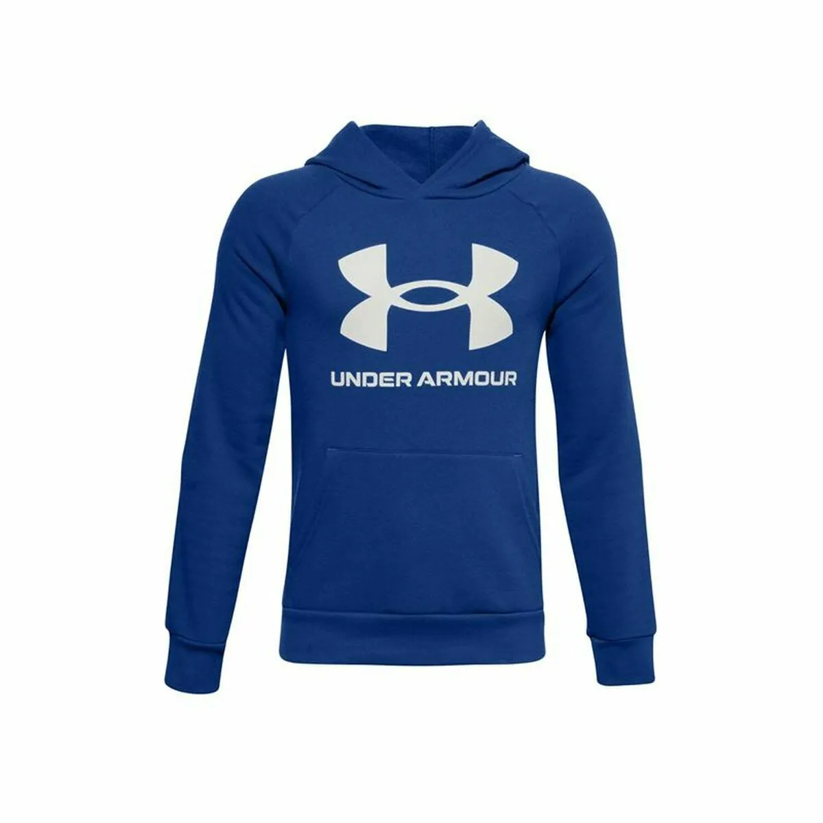 Felpa con Cappuccio Bambino Under Armour Rival Fleece Azzurro