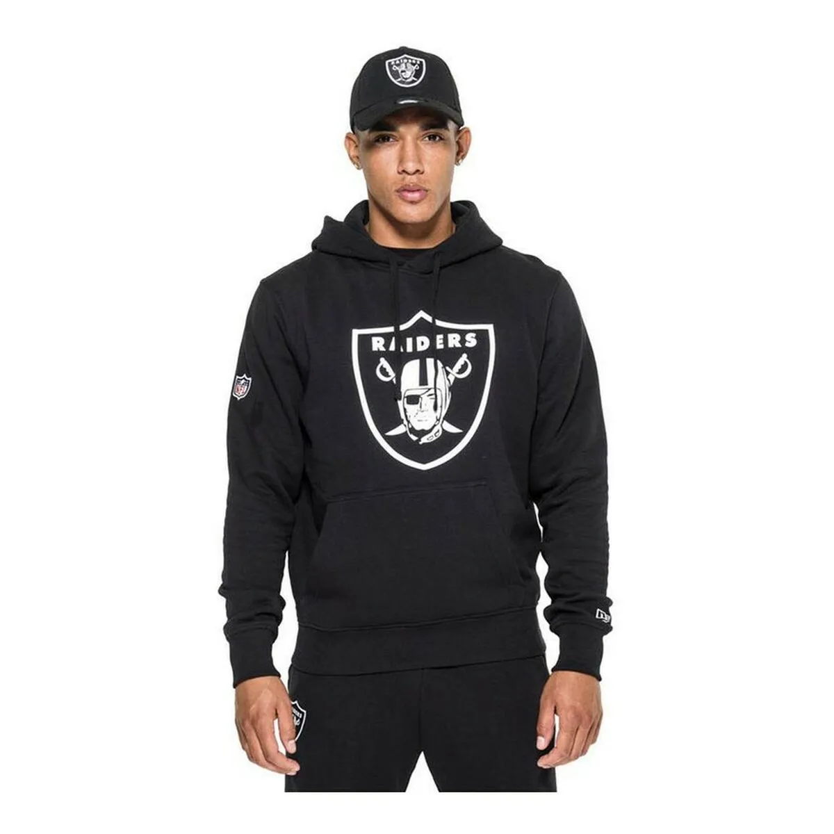 Felpa con Cappuccio New Era Las Vegas Raiders NFL Nero