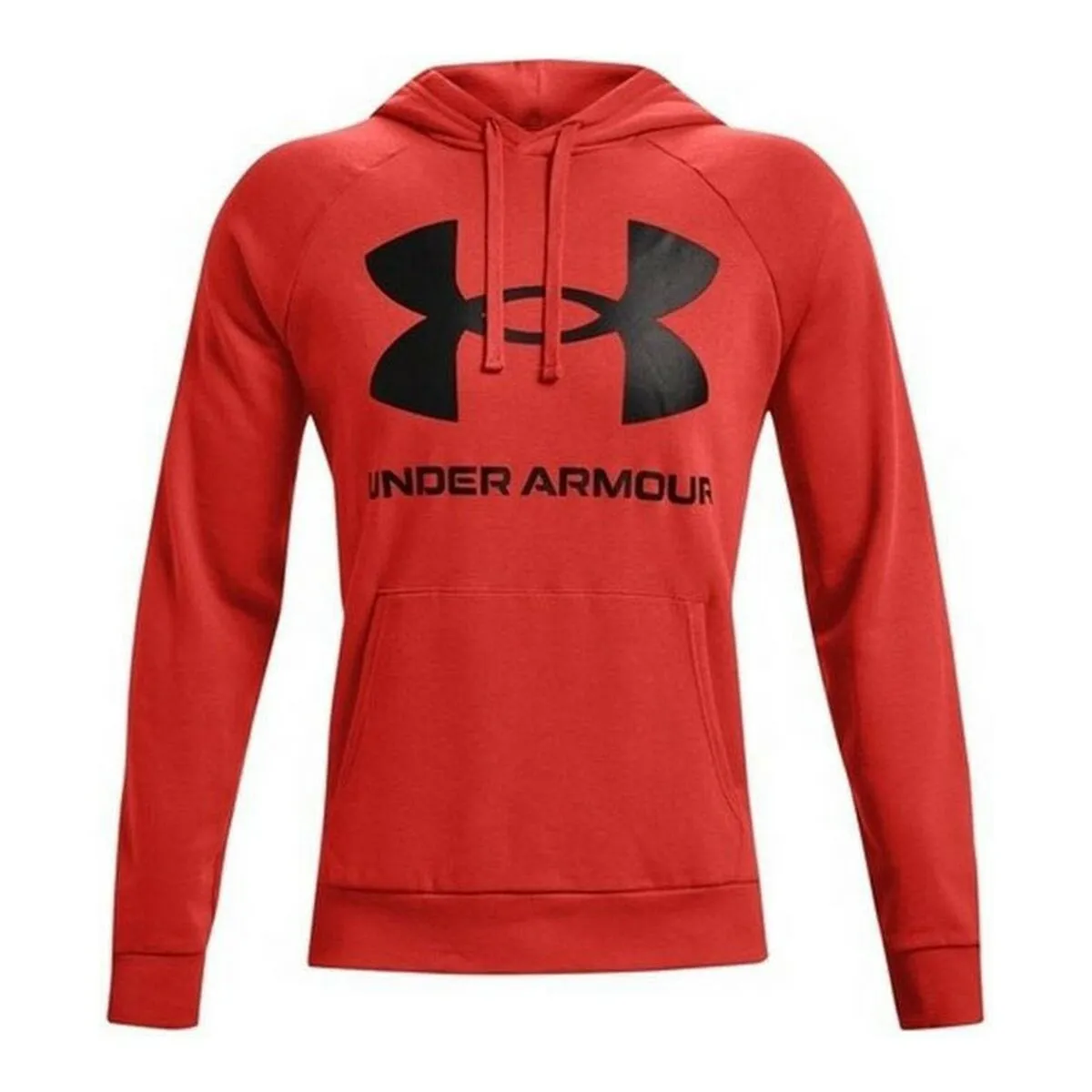 Felpa con Cappuccio Under Armour Fleece Rival Rosso