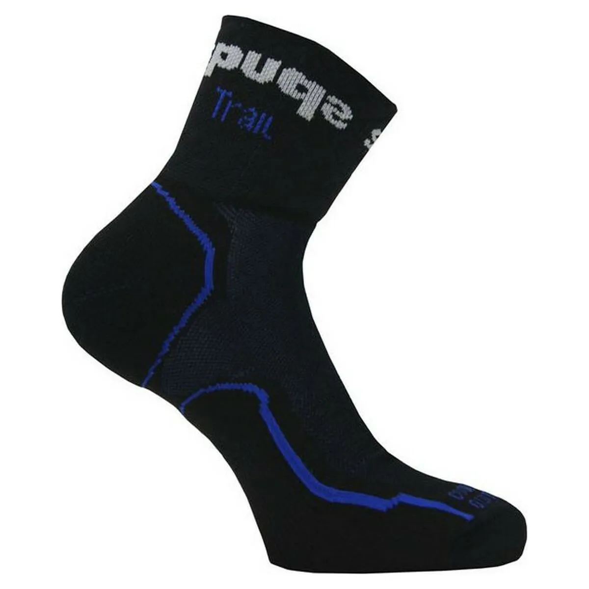 Calzini Sportivi Spuqs Coolmax Protect Nero Azzurro