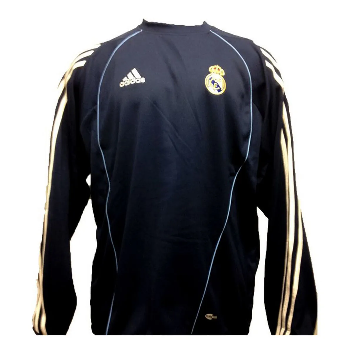 Felpa senza Cappuccio Uomo Adidas Real Madrid CF Azzurro Football