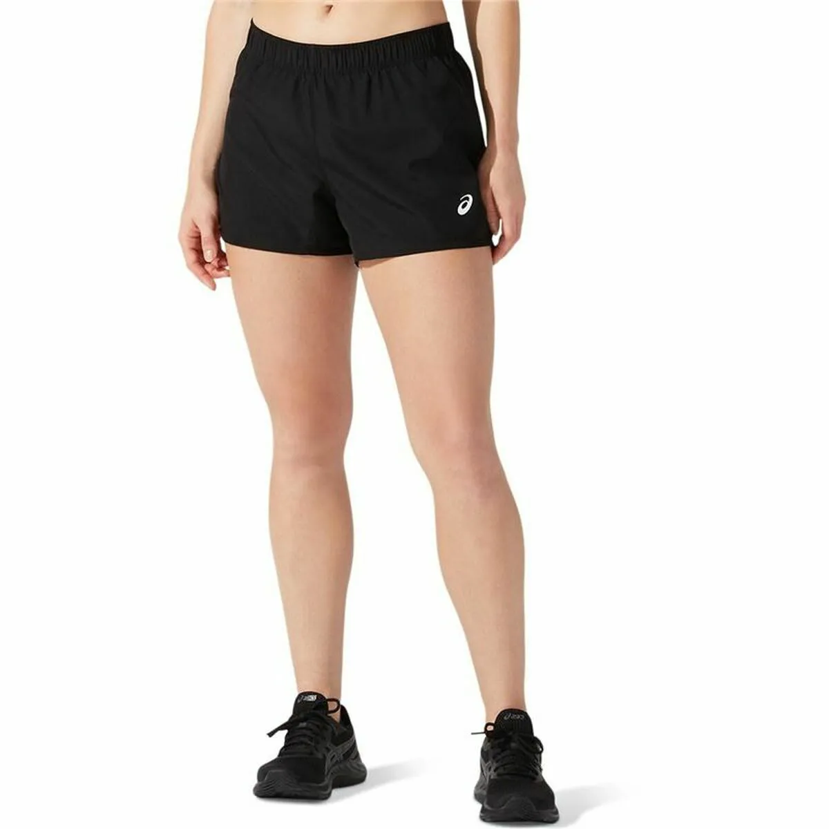 Pantaloncino Sportivo Asics 4IN Donna Nero