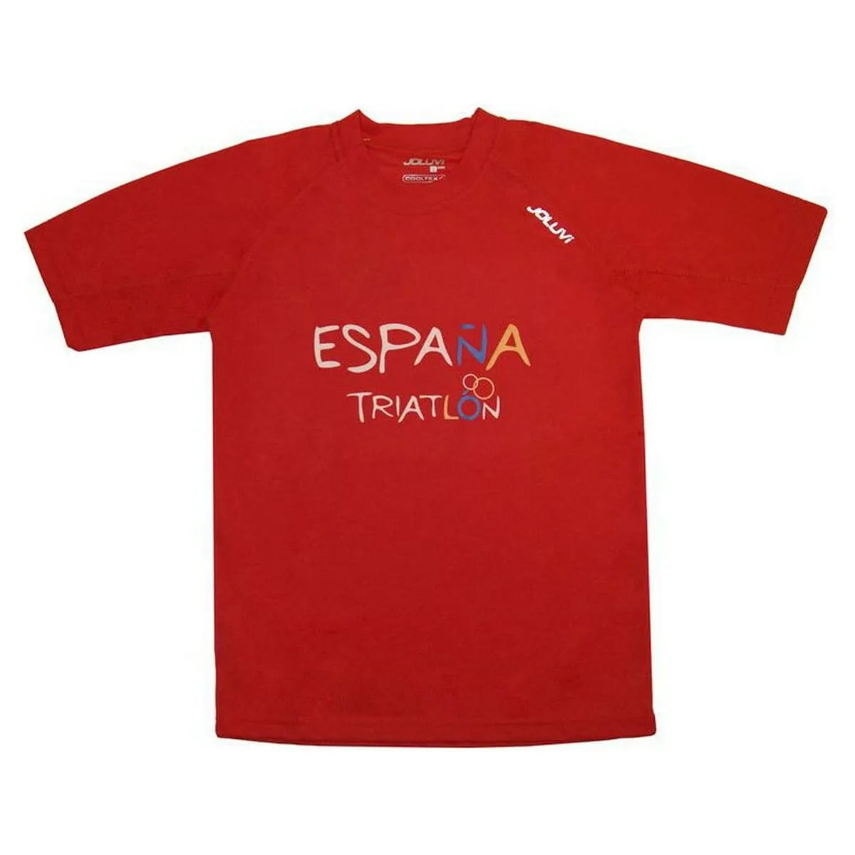 Maglia a Maniche Corte Uomo Joluvi Math Rosso