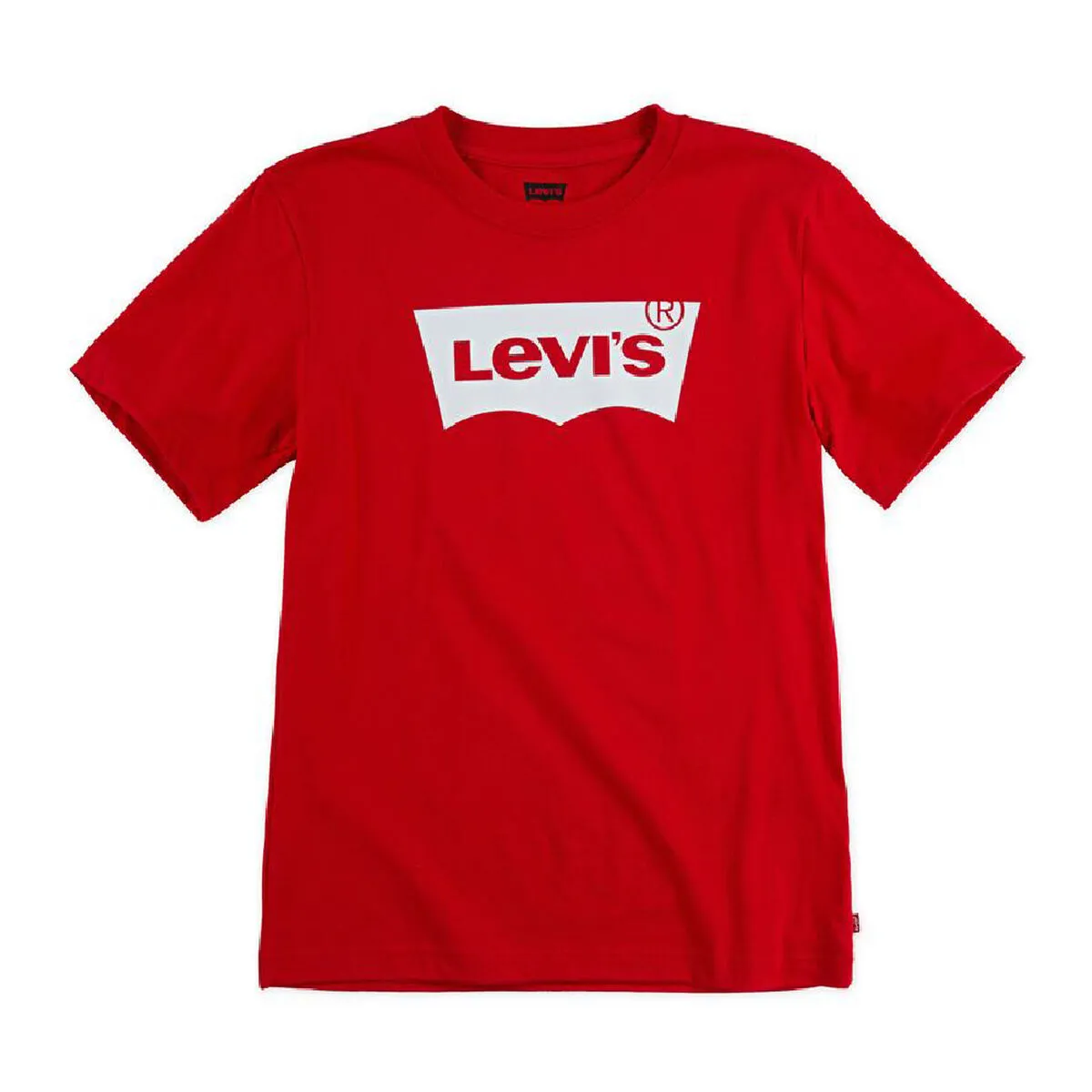 Maglia a Maniche Corte Bambino Levi's Batwing Rosso