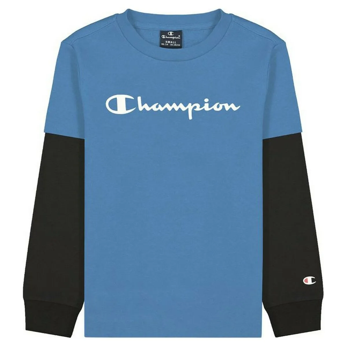 Maglia Champion Two Sleeves Azzurro