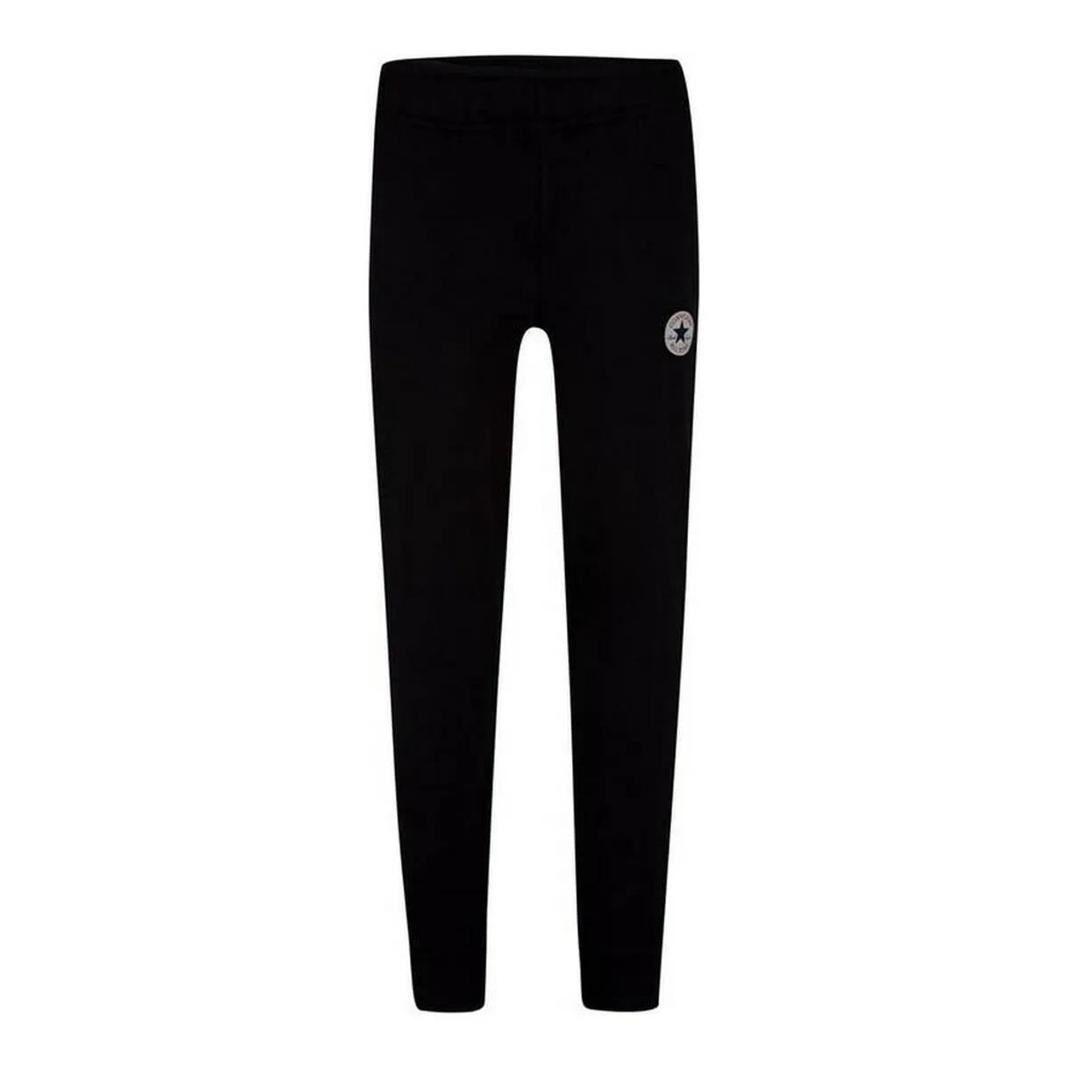 Pantaloni lunghi Converse Fleee Chuck Taylor Patch Jogger B Nero Bimbo