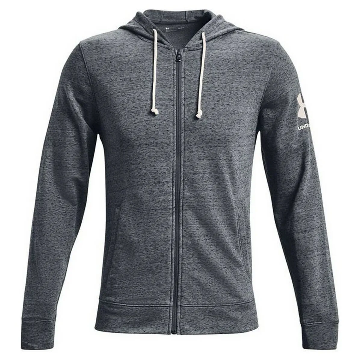 Giacca Sportiva da Uomo Under Armour Terry Nero Grigio scuro