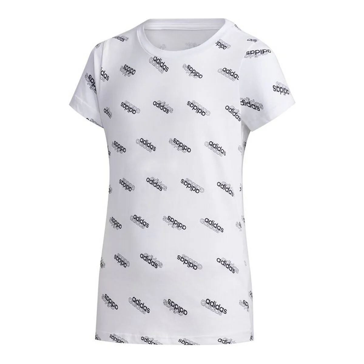 Maglia a Maniche Corte per Bambini Adidas Sportswear Bianco