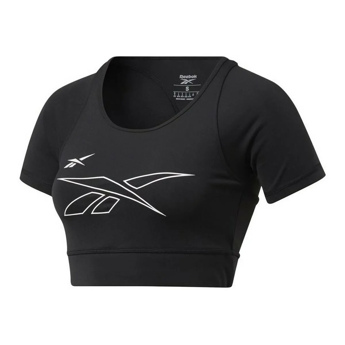 Maglia a Maniche Corte Donna Reebok Training MYT Nero