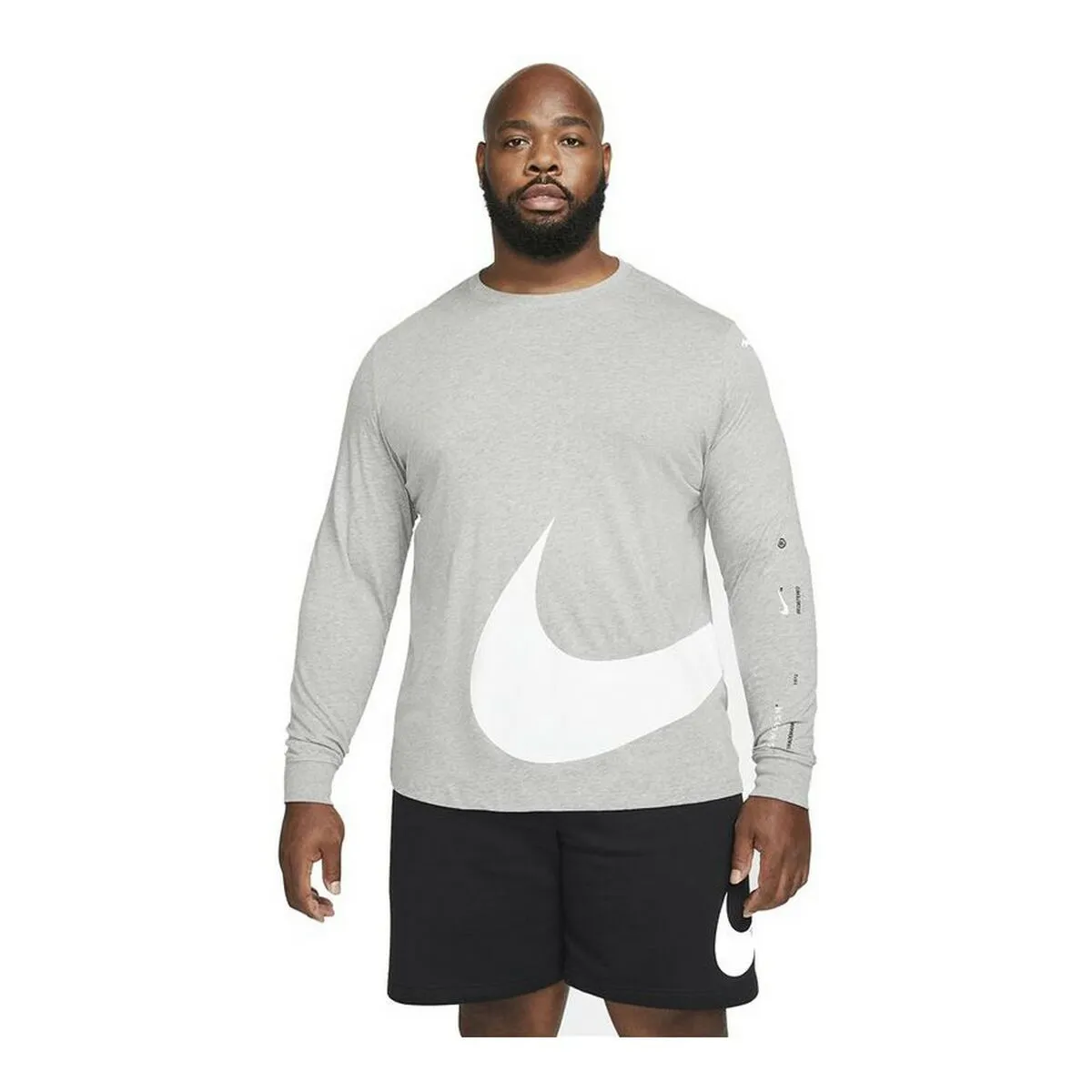 Maglia a Maniche Lunghe Uomo Nike Sportswear Grigio chiaro