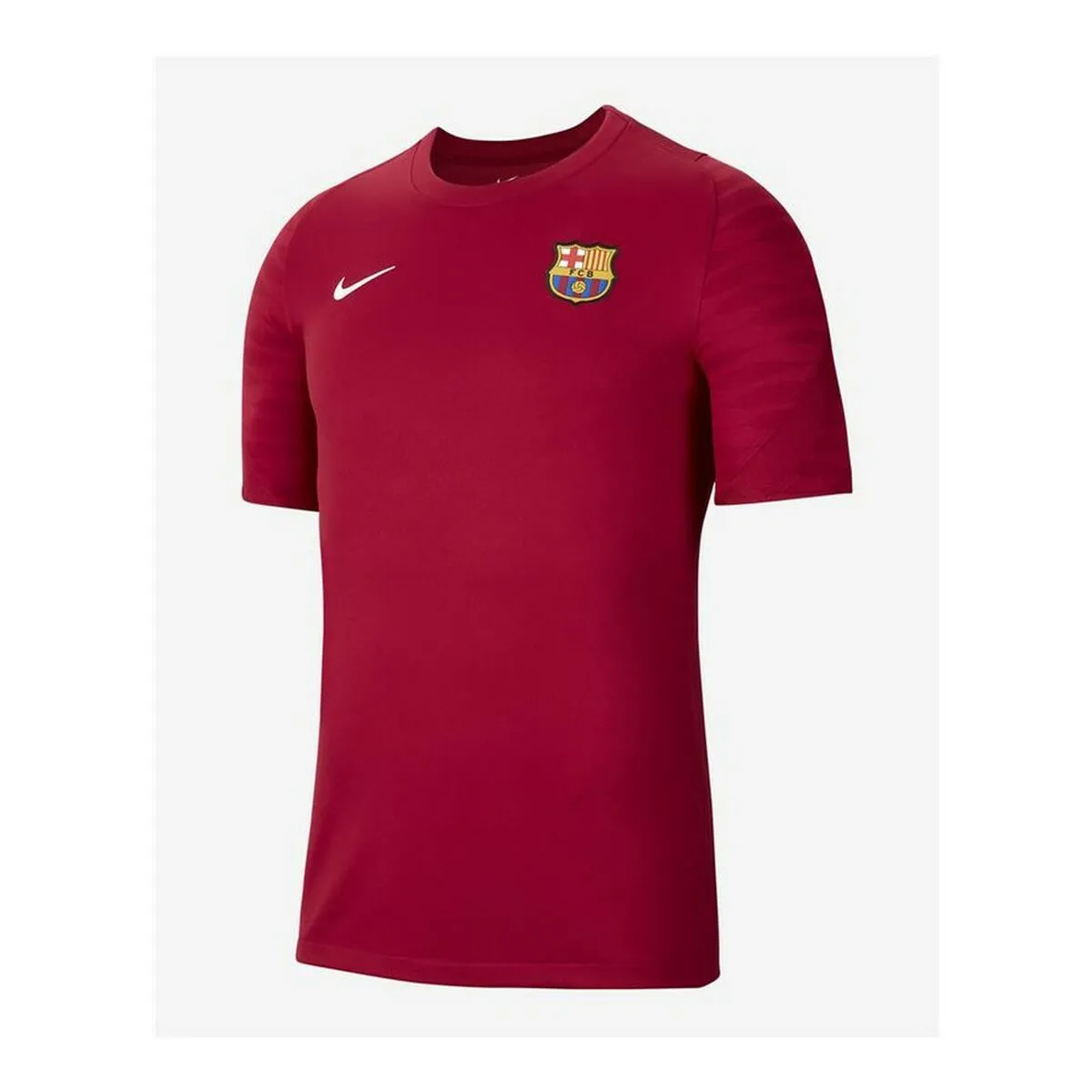 Maglia da Calcio a Maniche Corte Uomo Nike Strike FC Barcelona Rosso Scuro