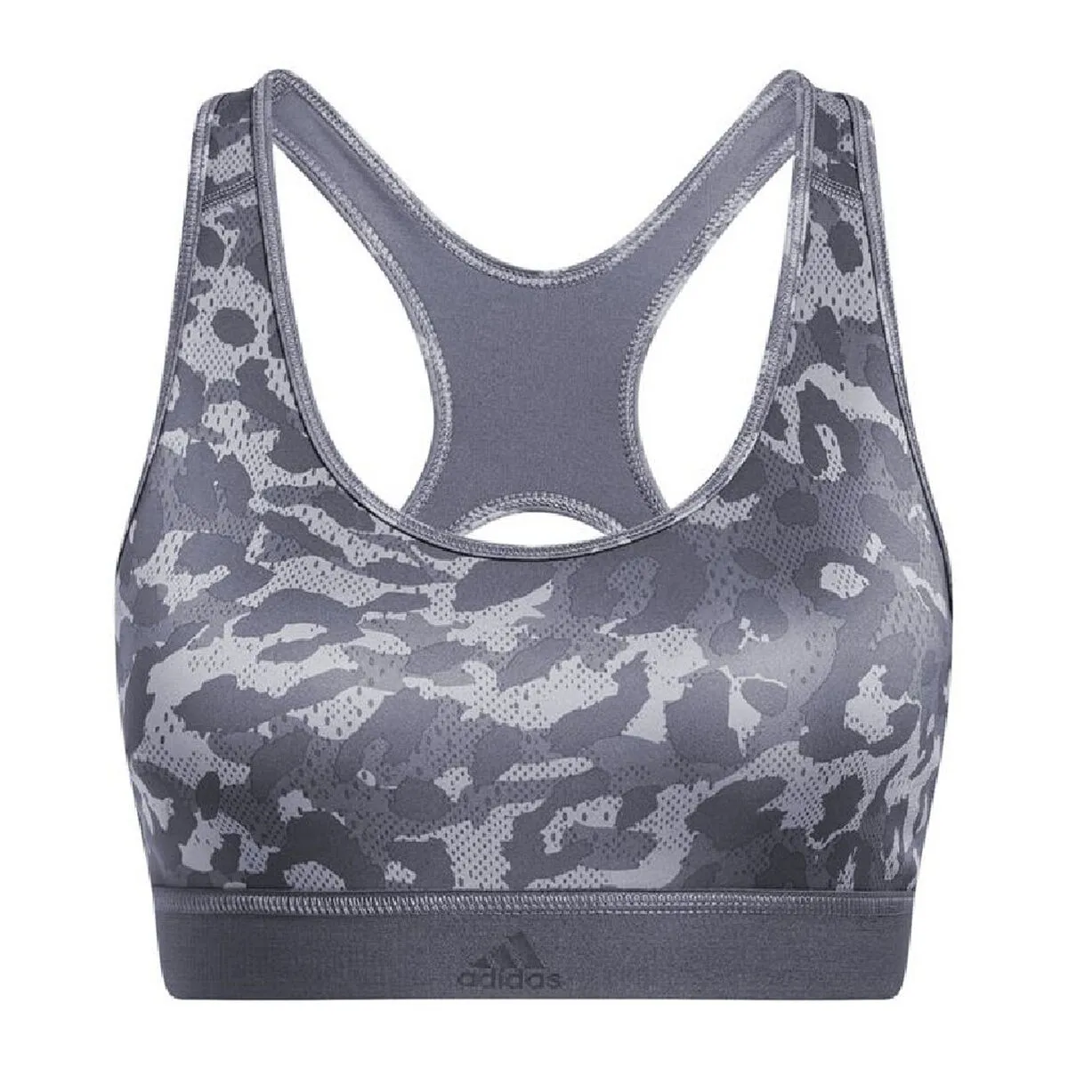 Reggiseno Sportivo Adidas Believe This Medium Support Grigio scuro