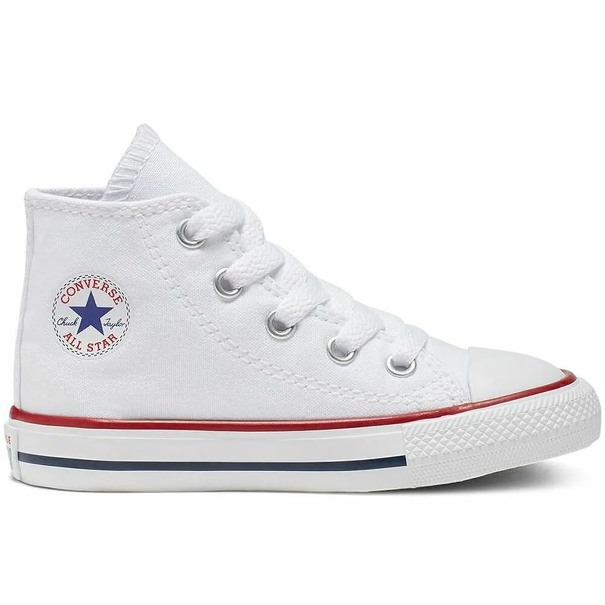 Scarpe Sportive per Bambini Converse Chuck Taylor All Star High Bianco