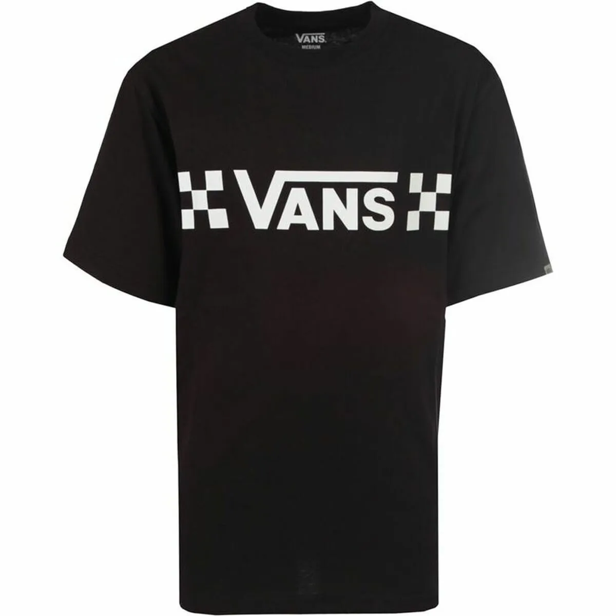 Maglia a Maniche Corte per Bambini Vans Drop V Che-B Nero