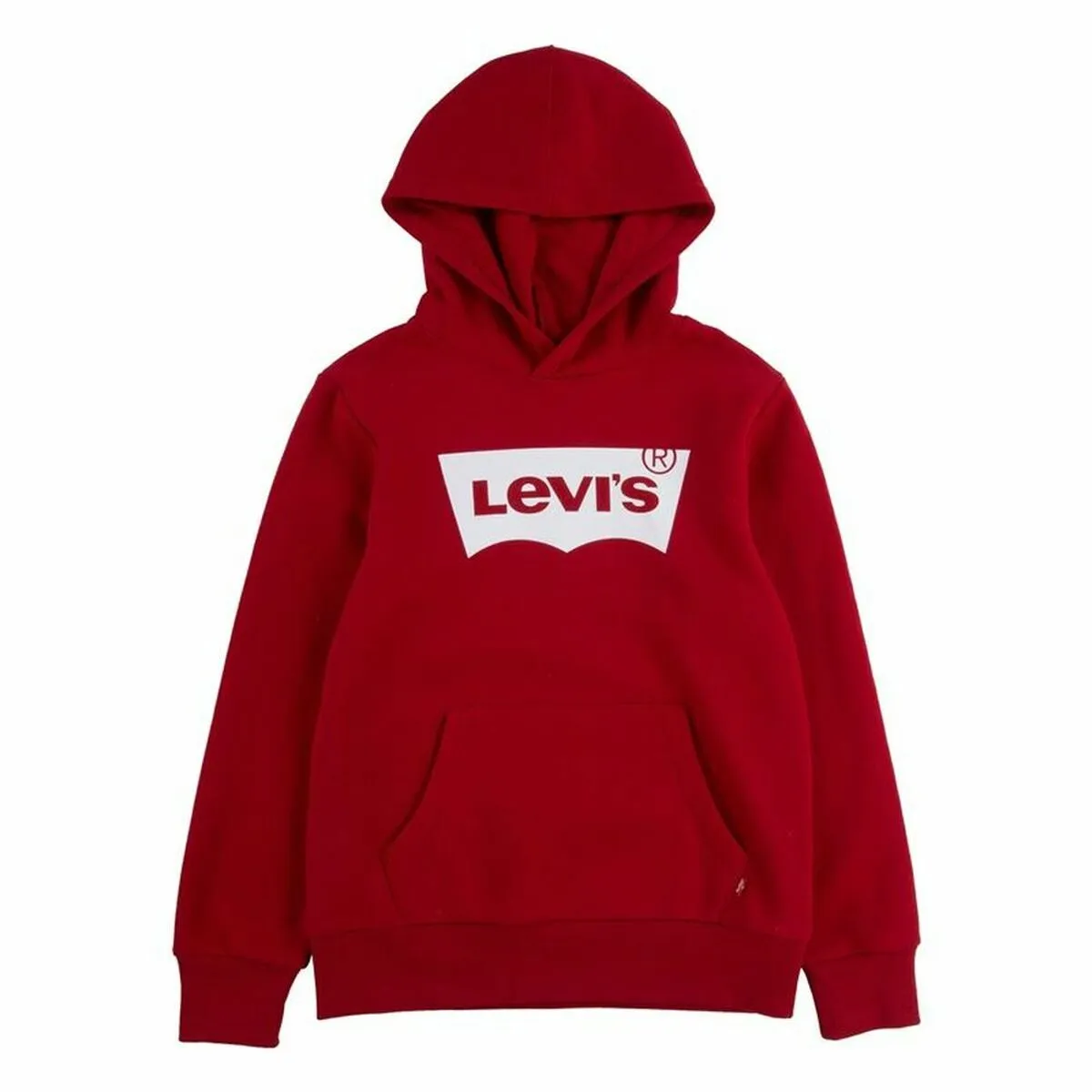 Felpa senza Cappuccio Uomo Levi's Batwing Screenprint Rosso