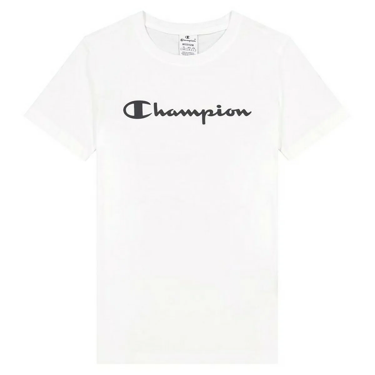 Maglia a Maniche Corte Donna Champion Big Script Logo 