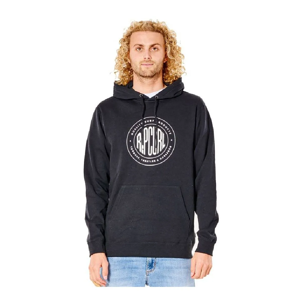 Felpa senza Cappuccio Uomo Rip Curl Tapler Blu scuro Nero