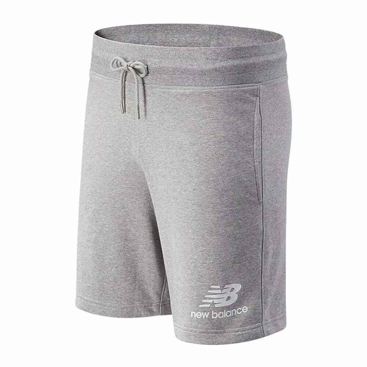 Pantaloni Corti Sportivi da Uomo New Balance Essentials Grigio