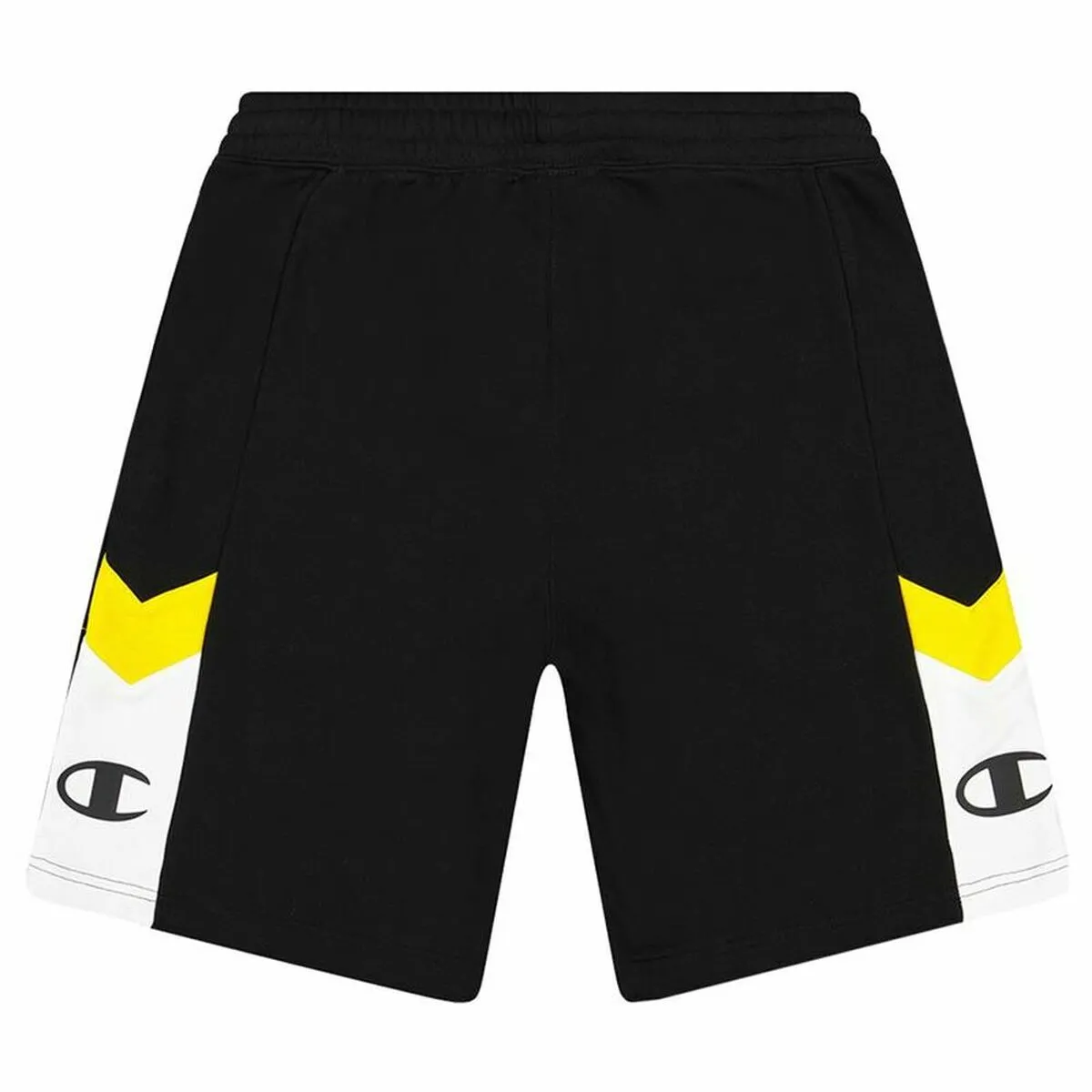 Pantaloni Corti Sportivi da Uomo Champion Color Block Nero