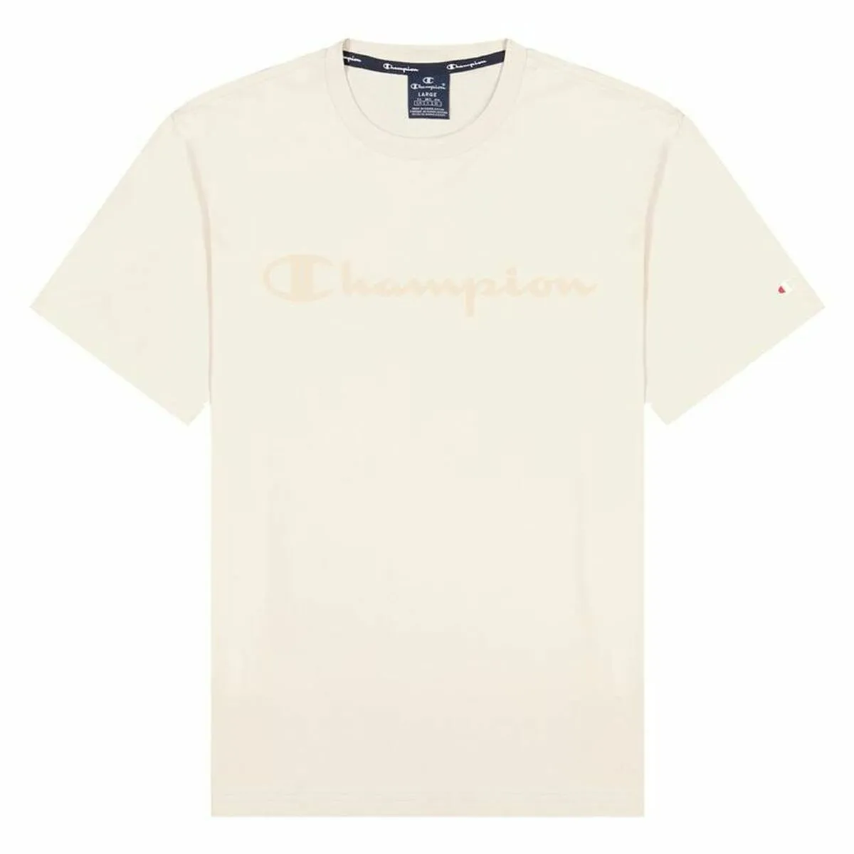 Maglia a Maniche Corte Champion Crewneck T-Shirt M Beige