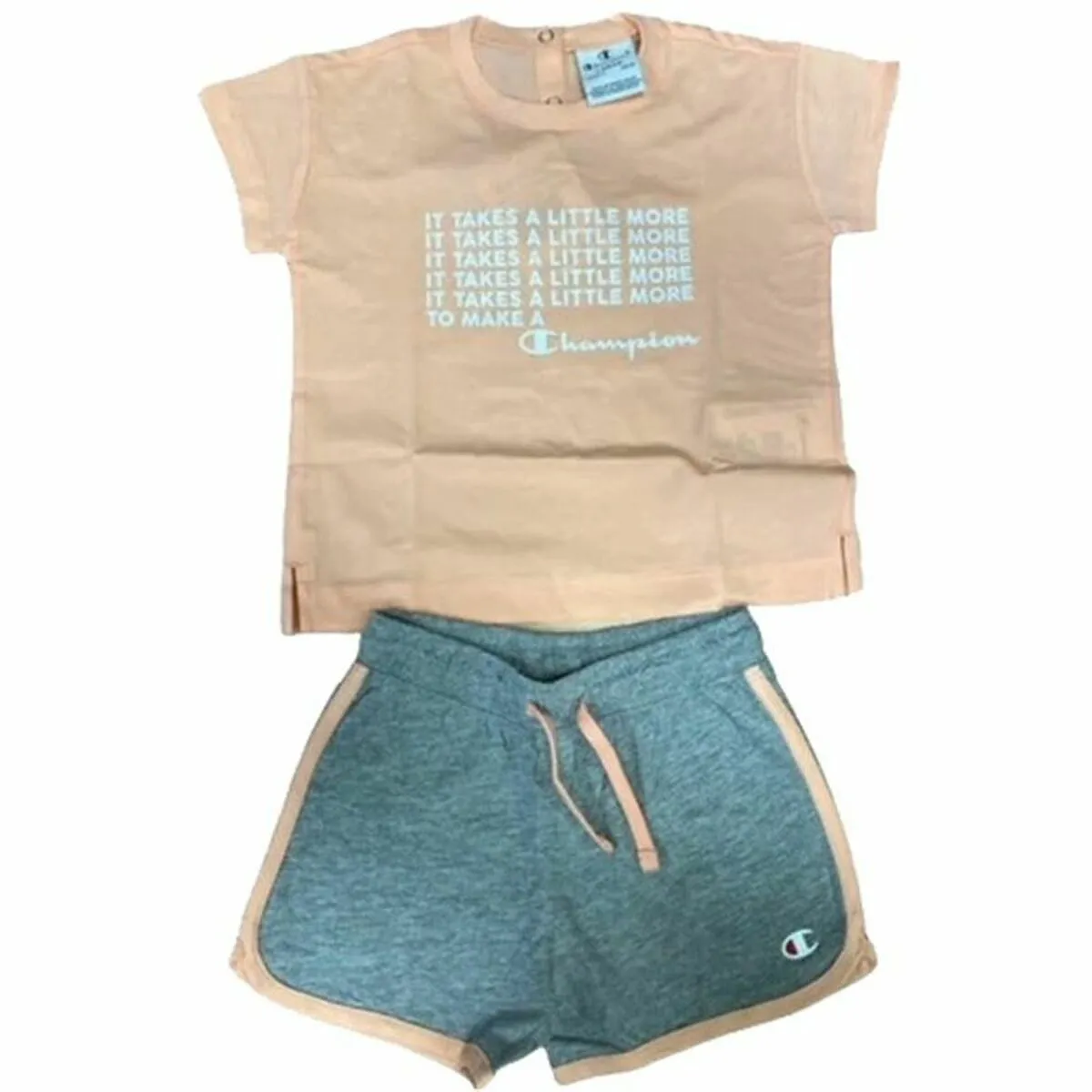 Completo Sportivo per Bambini Champion Baby Beige Beige