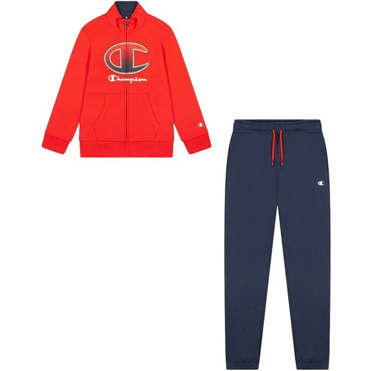 Completo Sportivo per Bambini Champion Full Zip Rosso