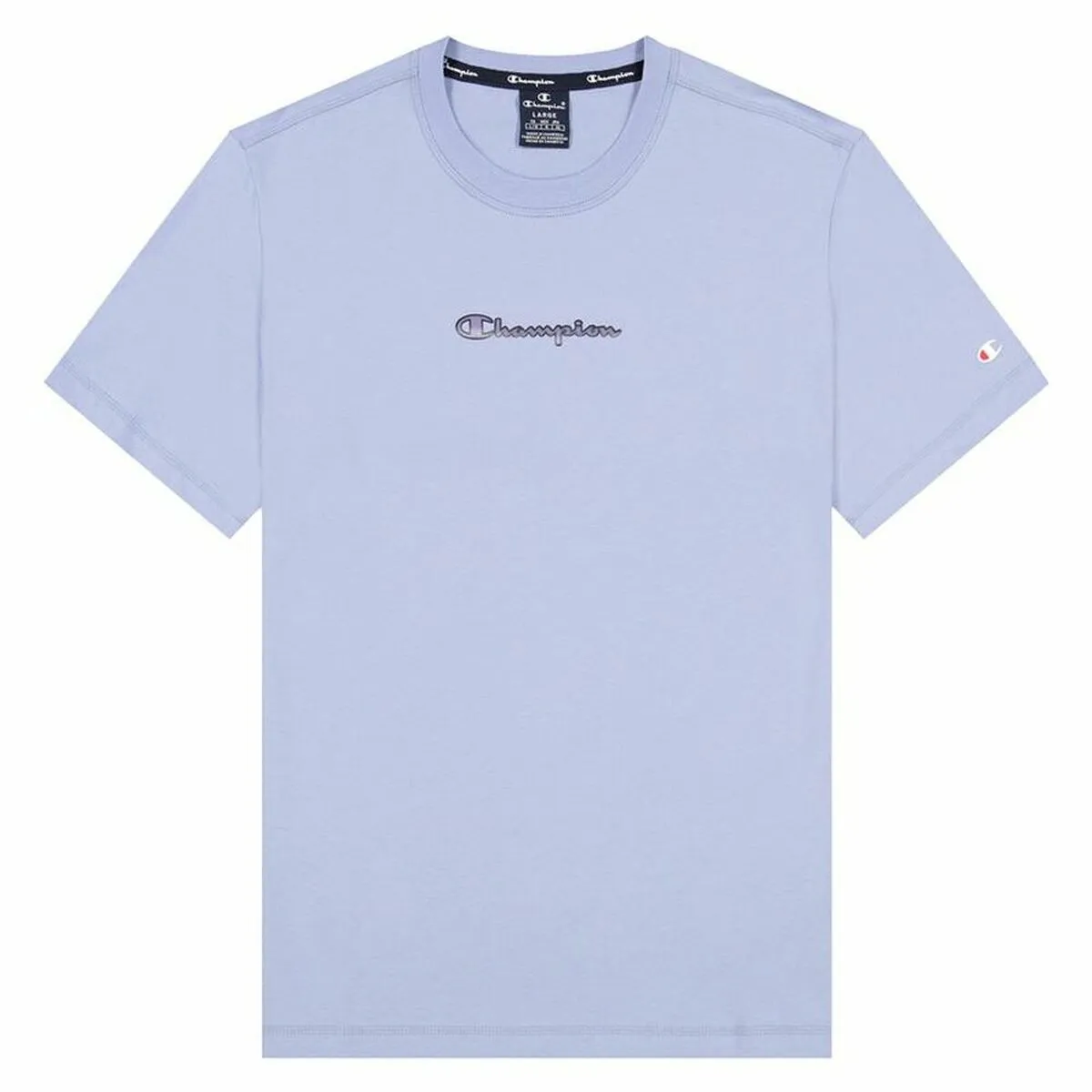 Maglia a Maniche Corte Champion Crewneck M Porpora