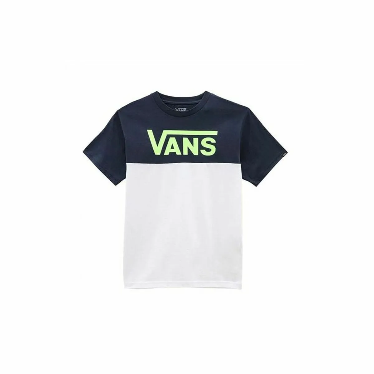 Maglia a Maniche Corte Bambino Vans Classic Block Blu scuro