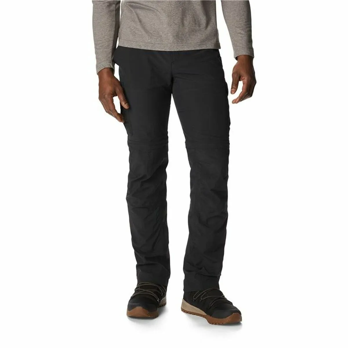 Pantaloni Corti Sportivi da Uomo Columbia Silver Ridge Convertible Nero Uomo