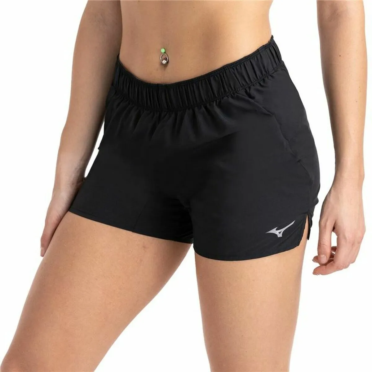 Pantaloncini Sportivi da Donna Mizuno Core 5.5 Nero